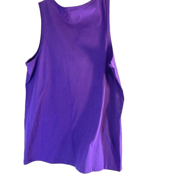 Port & Company Mens Tank Top Graphic Marvel Purple Multi Size M NWT - Picture 2 of 7